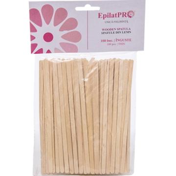 Spatule lemn inguste set 100buc.