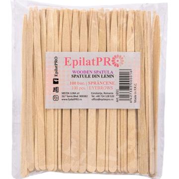 Spatule lemn sprancene set 100buc.