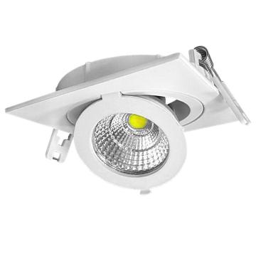 Spot LED unghi ajustabil patrat 12W - alb - 6000K