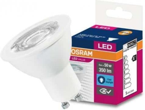 Spot Led Osram, LED Value PAR16, GU10, 5W (50W), 220-240V
