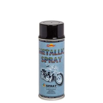 Spray vopsea 400ml metalizat acrilic negru Champion Color