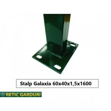 Stalp dreptunghiular PVC cu talpa