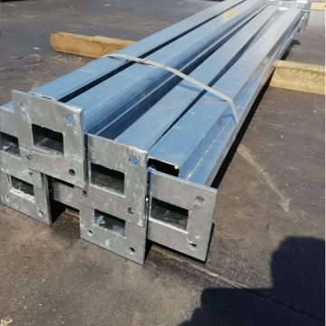 Stalp gard prindere mecanica - H 1 m, din teava 60x4x2 mm