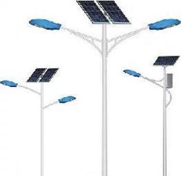 Stalp iluminat parcuri panou solar fotovoltaic PLG70W