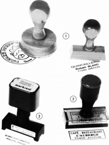 Stampile de lemn marcare prin stampilare
