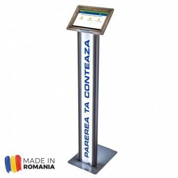 Stand pentru tablete 10, de podea, iluminat, personal