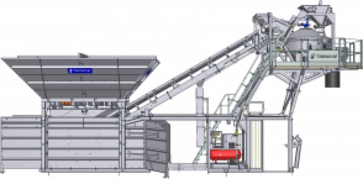 Statie beton semimobila