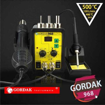 Statie de lipit cu aer cald si letcon Gordak 968