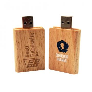 Stick USB din lemn