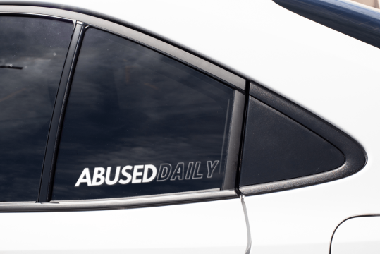 Sticker auto - Abused Daily