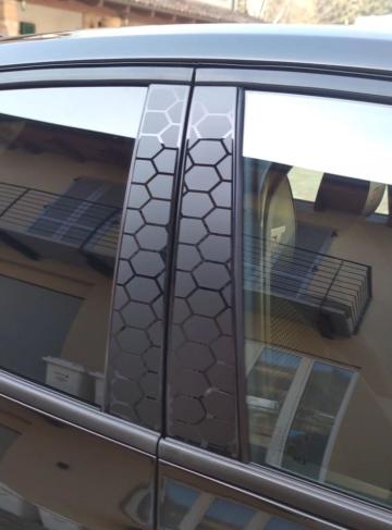 Sticker auto - hexagon stalp V2.0