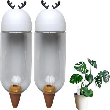Sticle din plastic, cu supapa, de udare lenta a plantelor