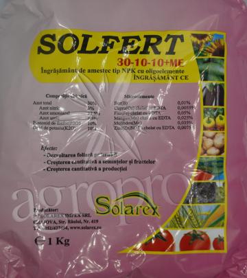 Stimulator de crestere Solfert 30-10-10+ME 1kg