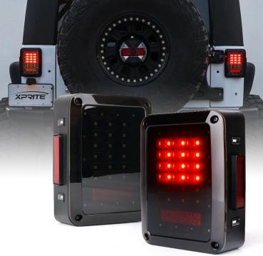 Stopuri full led fumuri pentru Jeep Wrangler