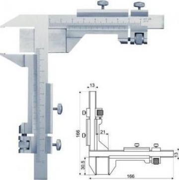 Subler pentru roti dintate (Gear Tooth Caliper)