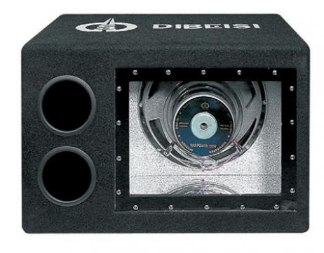 Subwoofer auto amplificat Dibeisi DBS-N1015A, 250 W