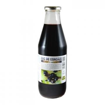 Suc de coacaze negre 100%, 750ml