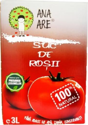 Suc de rosii 100% natural 3 litri