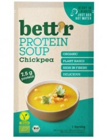 Supa instant proteica cu naut, bio, 30g, Bettr
