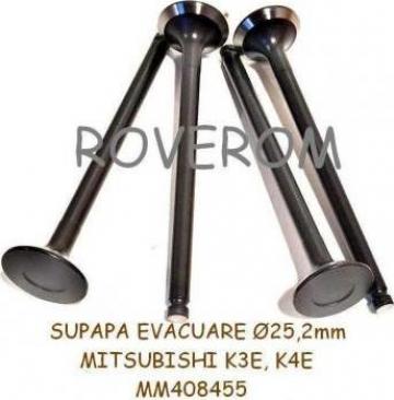 Supapa evacuare Mitsubishi K3A, K3B, K3C, K3D, K4A, K4B, K4C
