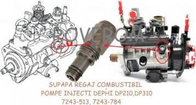 Supapa regaj combustibil pompe injectie Delphi DP210, DP310