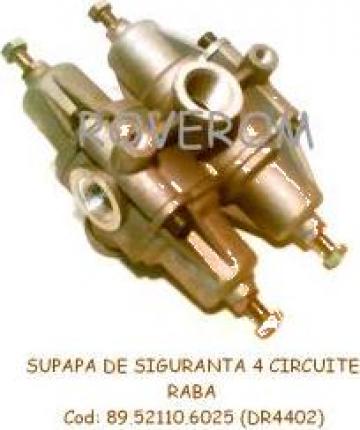 Supapa siguranta 4 circuite Raba, Man, DR4402