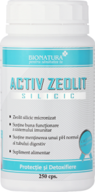 Supliment alimentar Activ Zeolit Silicic 180 cps