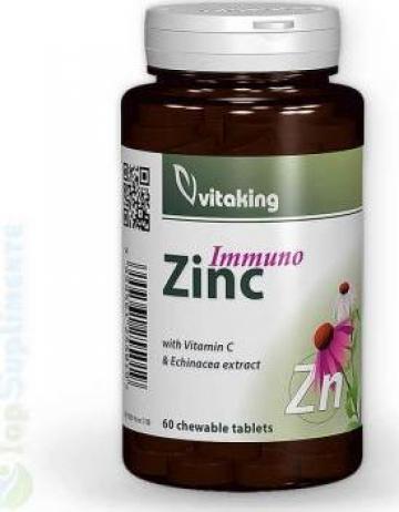 Supliment alimentar Immuno Zinc masticabil, Vitamina C