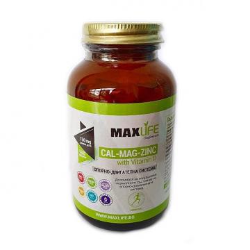 Supliment alimentar MAXLife Calciu-Mg-Zinc cu Vitamina D