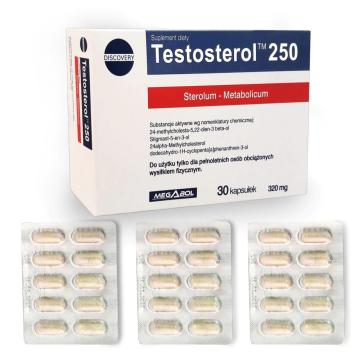 Supliment alimentar Megabol Testosterol 250 30 capsule