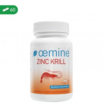 Supliment alimentar Oemine Zinc Krill, 60 gelule