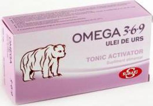 Supliment alimentar Omega 3-6-9 din Ulei de Urs