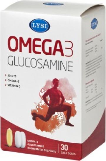 Supliment alimentar Omega-3 cu glucozamina si condroitina