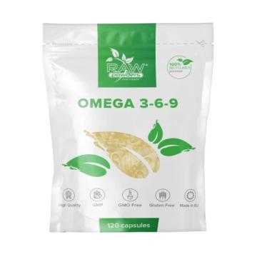 Supliment alimentar Raw Powders Omega 3-6-9, 120 capsule