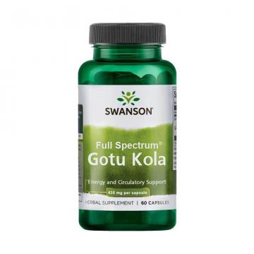 Supliment alimentar Swanson Gotu Kola, 435 mg, 60 capsule