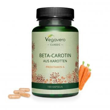 Supliment alimentar Vegavero Beta Carotene 180 capsule