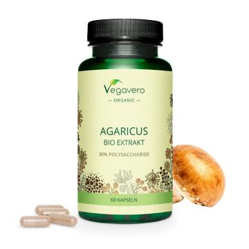 Supliment alimentar Vegavero Organic Agaricus 600 mg