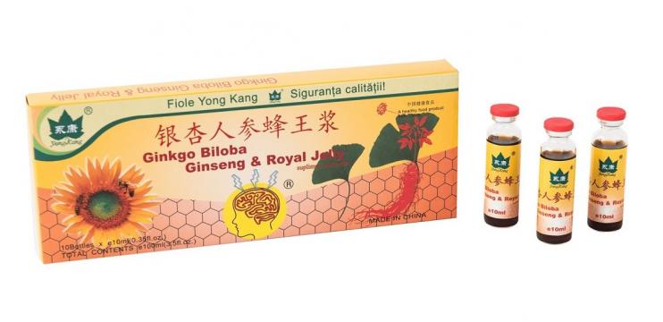 Supliment alimentar Yong Kang - Ginkgo Biloba, Ginseng