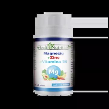 Supliment alimentar magneziu + zinc si vitamina +B6