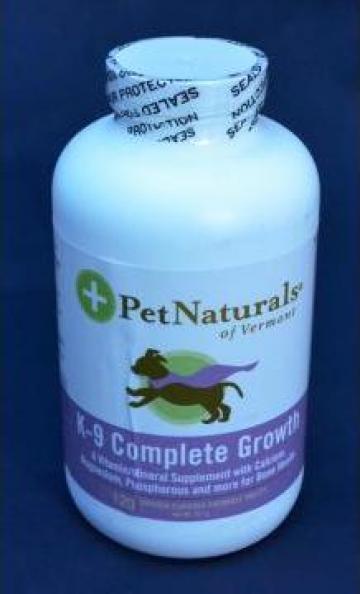 Supliment nutritional pentru caini K-9 Complete Growth