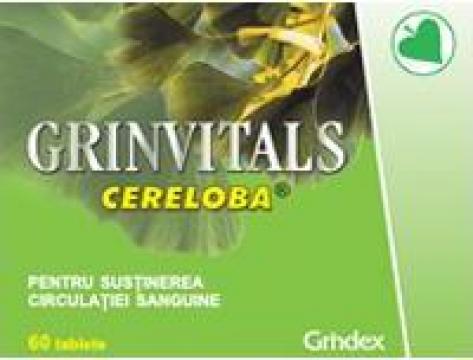 Suplimente alimentare Grinvitals Cereloba - Ginkgo Biloba