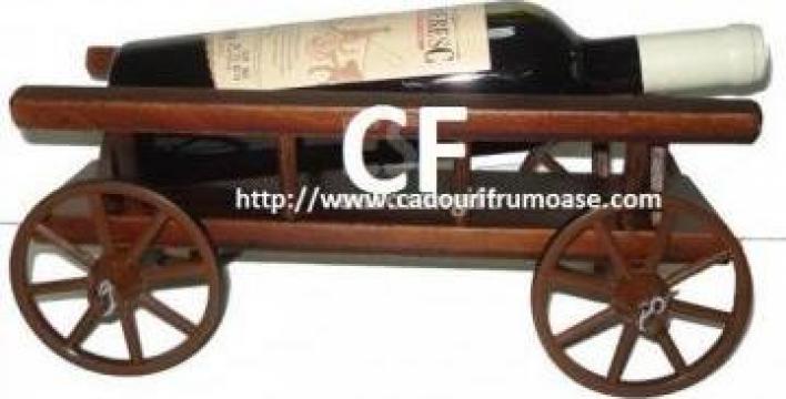 Suport Car cu sticla de vin