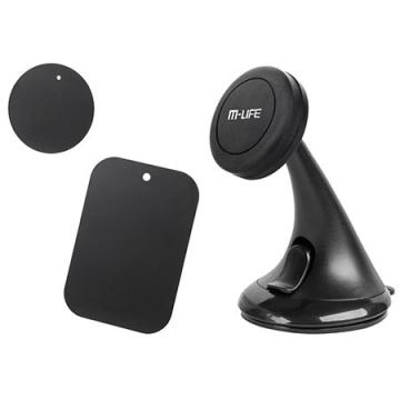 Suport auto M-life pentru telefon, magnetic prindere parbriz