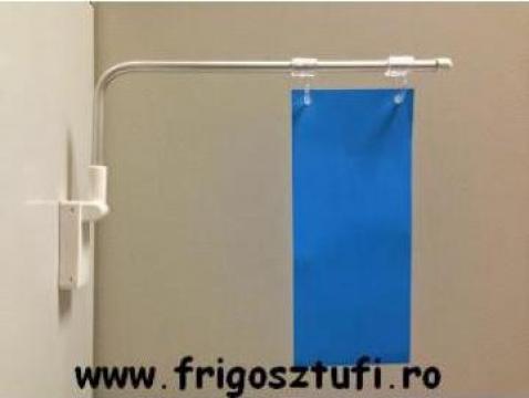Suport magnetic reglabil pentru rame ABS si materiale info