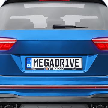 Suport numar inmatriculare Mega Drive Romania set 2 buc.