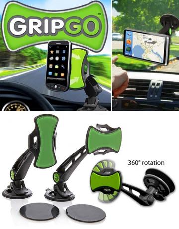 Suport telefon auto si gps GripGo