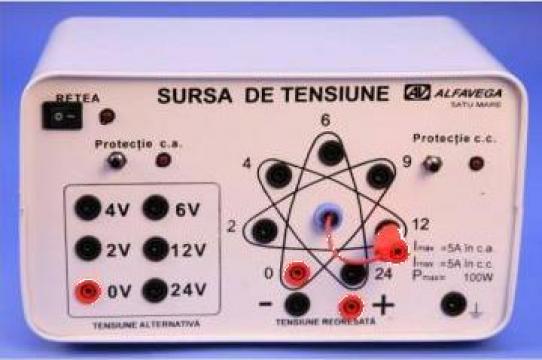 Sursa de tensiune reglabila in trepte - A24-B