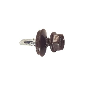 Surub autoforant cap hexagonal 4.8x19mm maro RAL 8017- 250