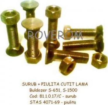 Surub cu piulita cutite lama buldozer S-651, S-1500