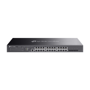 Switch 24 porturi RJ45 2.5G, 4 x SFP+ 10G, L2+ Management